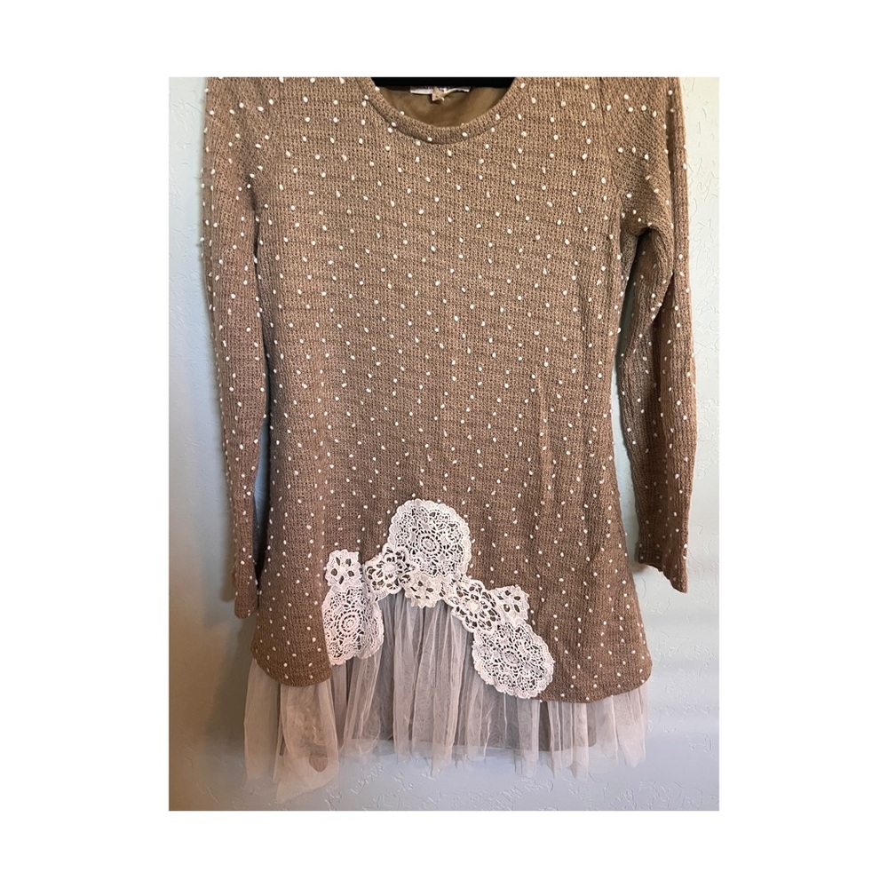 Tulle sweater dress size large
